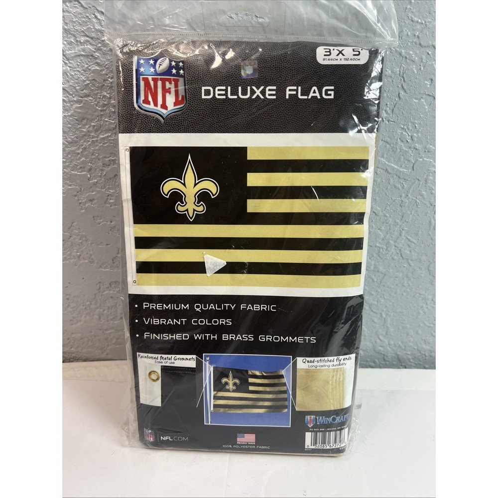 New Orleans Saints 3x5 ft Flag Banner NFL‎ Football- New